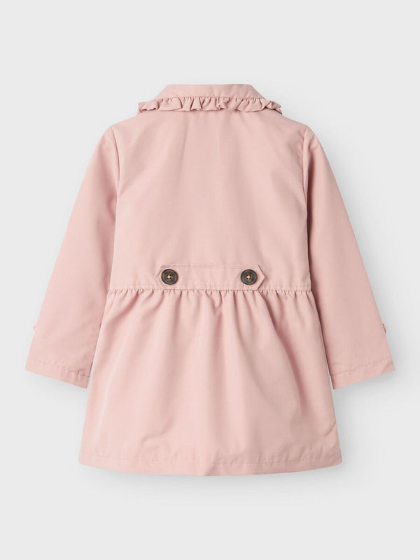 NAME IT TRENCH PALE MAUVE
