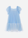 PATACHOU ABITO IN TULLE AZZURRO