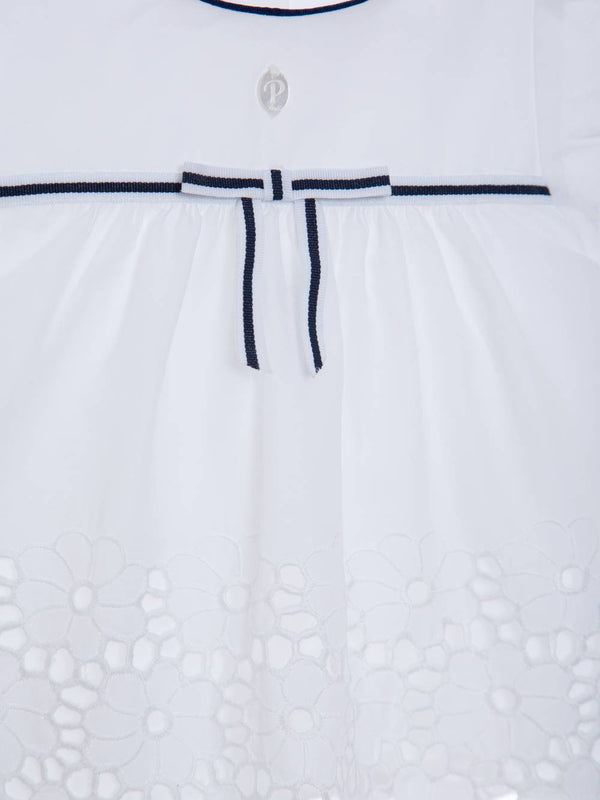 PATACHOU COMPLETO BLUSA+COULOTTE BIANCO MARINE