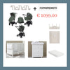 SET CAMERETTA NANAN DADINI + FOPPAPEDRETTI TRIO MODULARE TIC TOC OLIVE