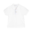 CALAMARO 11317 COMPLETO POLO M/C +PANTALONCINO A RIGHE AZZURRO E BIANCO