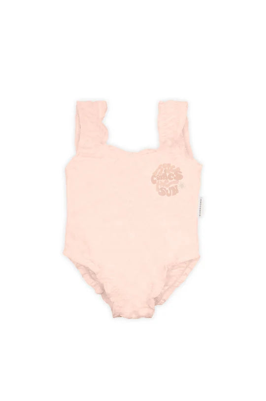 BAMBOOM Tutina da mare bimba - LOGO HERE COMES THE SUN 325