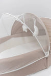 BAMBOOM BABY NEST CO-SLEEPING BABY BED SAND 56 x 56 x 17cm