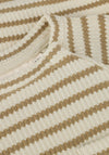 LIL ATELIER BODY A RIGHE PANNA E BEIGE