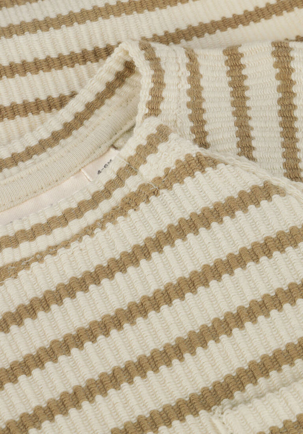 LIL ATELIER BODY A RIGHE PANNA E BEIGE