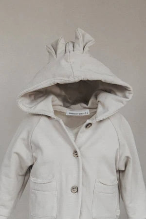 BAMBOOM CARDIGAN CON ORECCHIE SAND