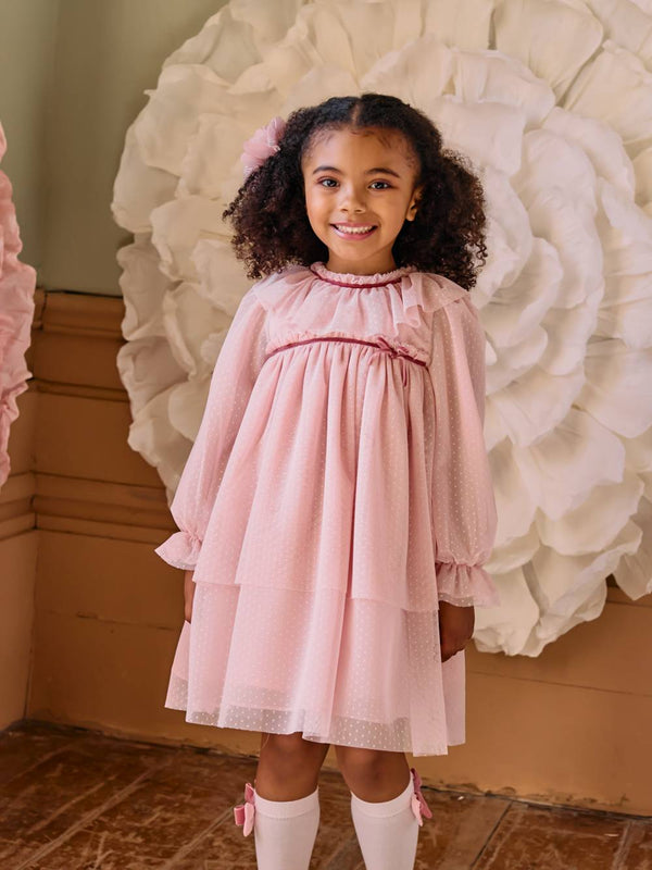 PATACHOU ABITO TULLE ROSA PAP/VET4133283