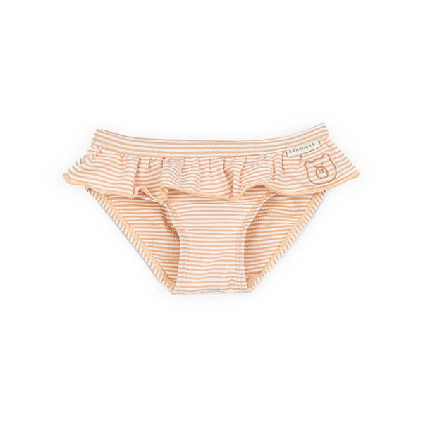 BAMBOOM Costume da Bagno UV50+ - Bimba - PINK STRIPES BEAR