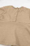 BAMBOOM Maglia con bottoncini frontali - MOCHA SAND 347