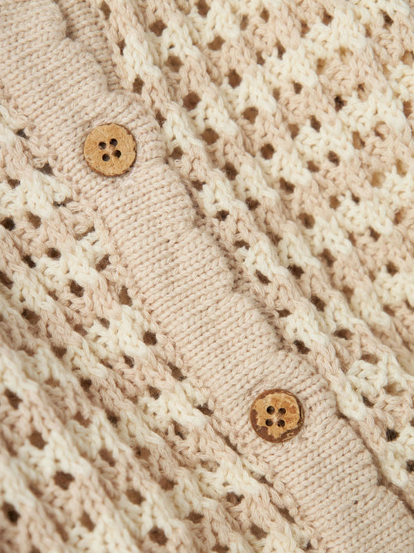 LIL ATELIER CARDIGAN TRAFORATO
