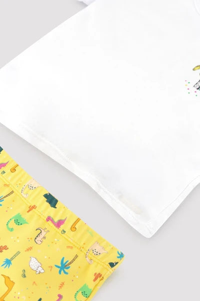 YSABEL MORA COMPLETO MAGLIA+COSTUME 97099 PALMA E DINOSAURO
