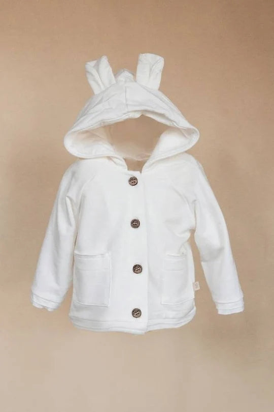 BAMBOOM CARDIGAN CON ORECCHIE OFF WHITE