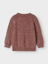 LIL ATELIER CARDIGAN HOT CHOCOLATE