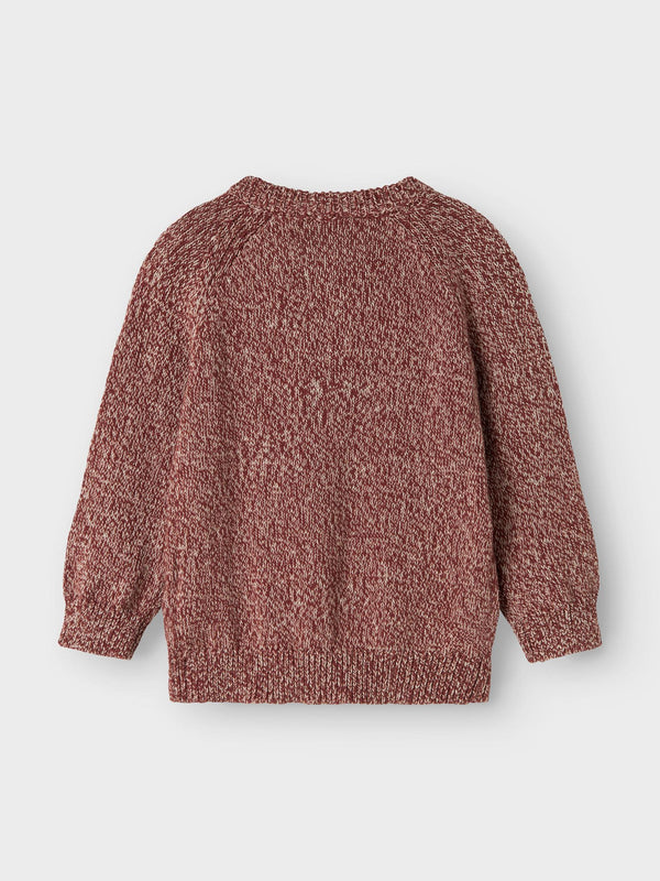 LIL ATELIER CARDIGAN HOT CHOCOLATE