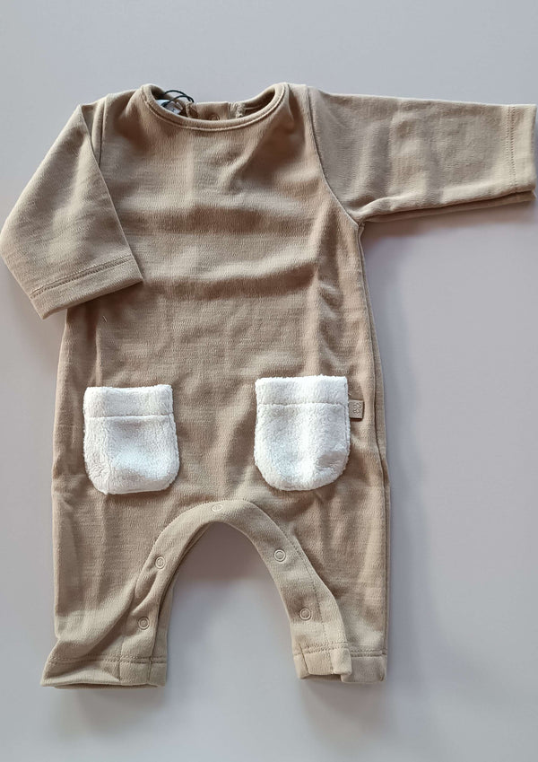 BAMBOOM TUTINA CON TASCHE TEDDY MOCHA SAND