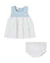 PAZ RODRIGUEZ ABITO+CULOTTE BREEZE BLUE