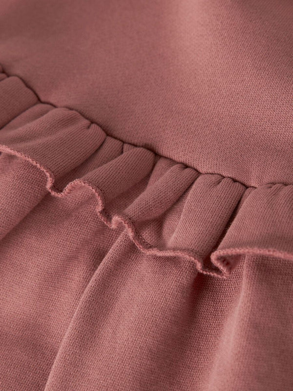 LIL ATELIER ABITO FELPA WITHERED ROSE