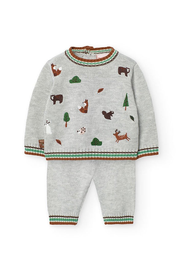 BOBOLI SET TRICOT BOSCO