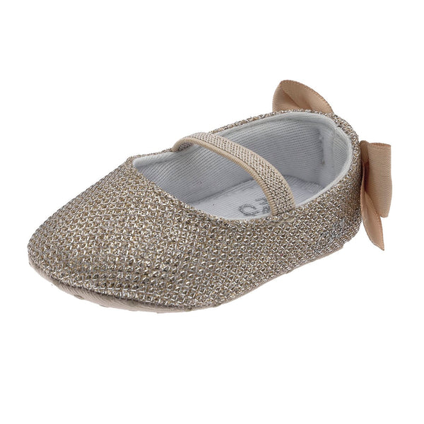 CHICCO SCARPINA CULLA BEBE'/BALLERINA OCET PLATINUM GLITTER