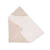 BAMBOOM Copertina Wrap 4 stagioni con Cashmere e lato teddy - STONE SAND 505