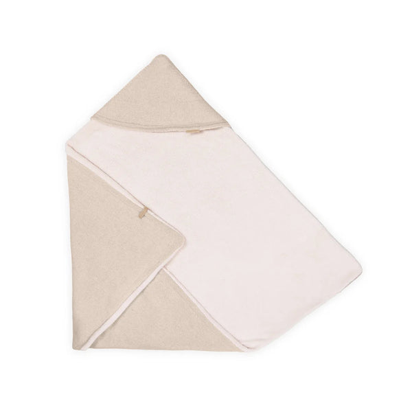 BAMBOOM Copertina Wrap 4 stagioni con Cashmere e lato teddy - STONE SAND 505