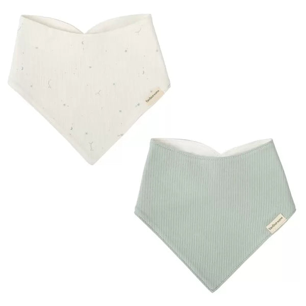 BIMBIDREAMS PACK 2 BAVAGALINI BANDANA ORION BIANCO/AZZURRO