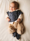 BAMBOOM Pants curderoy ampio - MOCHA SAND 347