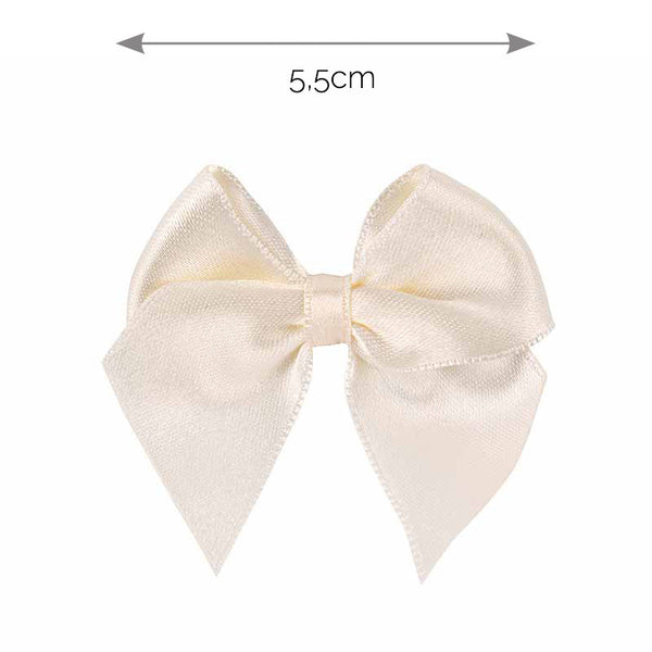 CONDOR FERMAGLIO CAPELLI RASO FIOCCO PANNA