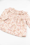 BAMBOOM Vestito Ampio con colletto volant - PRINT AUTUMN FOREST 342