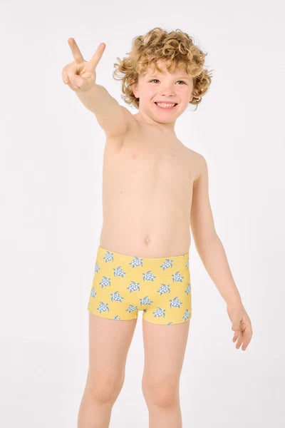 YSABEL MORA COSTUME da bagno boxer da bambino con stampa TARTARUGHE 93083