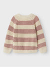 LIL ATELIER MAGLIA STRIPE TURTLEDOVE/WITHERED
