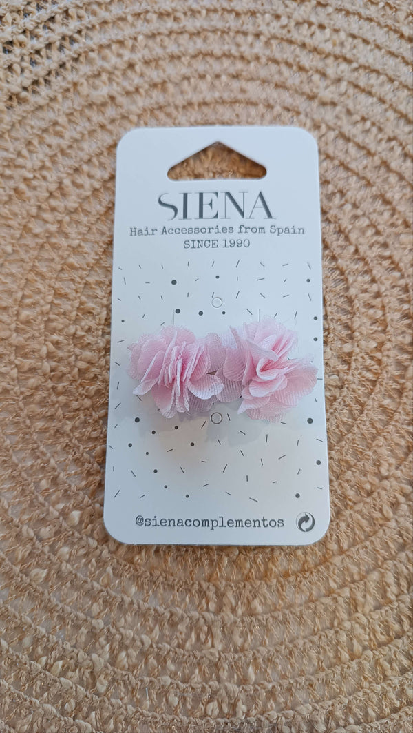 SIENA FERMAGLIO ORTENSIE ROSA