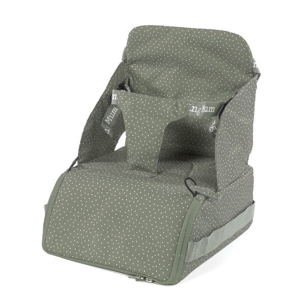 WALKING MUM SEGGIOLONE PORTATILE MUSCHIO POIS VERDE