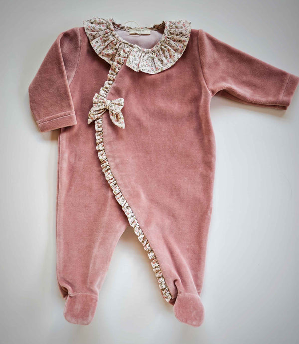 BABYGI TUTINA CINIGLIA ROSAANTICO CON FIORELLINI