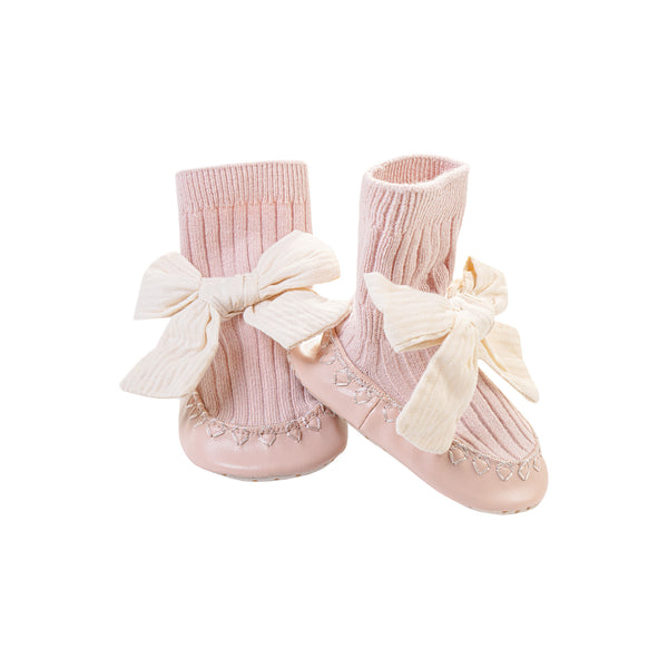 Babbuccia con fiocco 3-6m