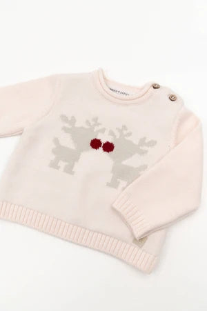 BAMBOOM MAGLIA DI NATALE ROSA