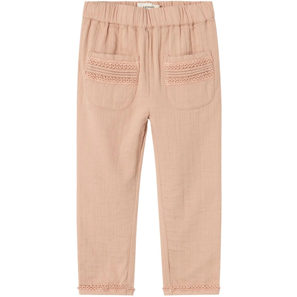 LIL ATELIER PANTALONE RUGBY TAN ROSA