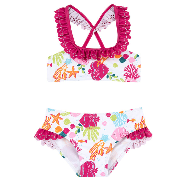 CHICCO COSTUME DA BAGNO 2 PEZZI FANTASIA FUCSIA