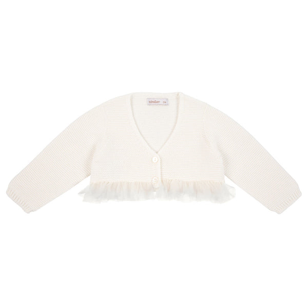 CONDOR CARDIGAN COTONE LATTE TULLE 55307010
