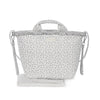 PASITO A PASITO BORSA FASCIATOIO LITTLE BLOOM FLOWERS GREY