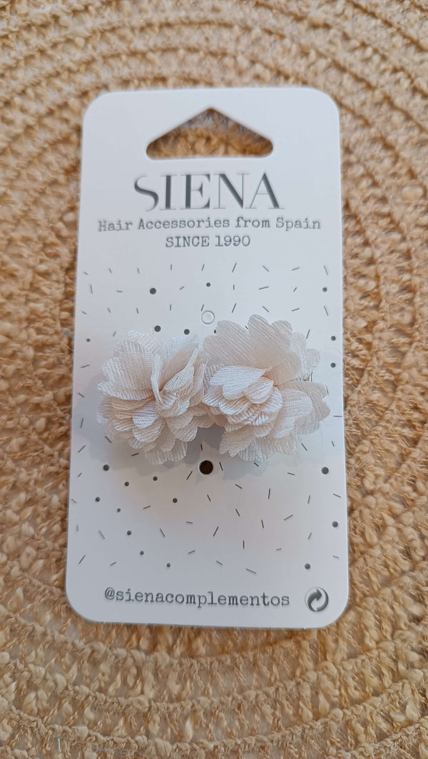 SIENA FERMAGLIO ORTENSIE BEIGE