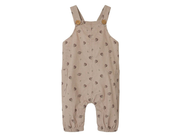 LIL ATELIER SALOPETTE GRAY MORN/FLOWER