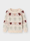 LIL ATELIER MAGLIA KNIT PASTEL PARCHMENT