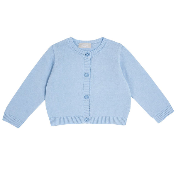 CHICCO CARDIGAN AZZURRO CHIARO FILO DI COTONE
