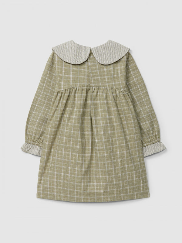 LARANJINHA ABITO MICROVICHY VERDE OLIVA I6722J23