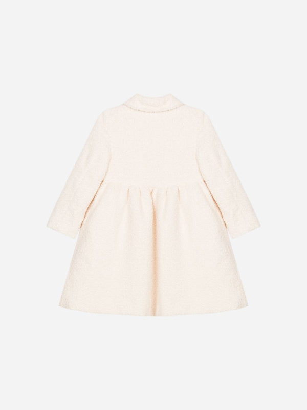 PATACHOU CAPPOTTINO BOUCLè PANNA CON FIOCCO PAP/CA4333583