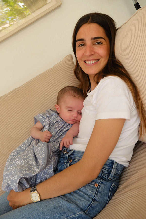 MOLIS&CO Sacco nanna per neonato - Blue Garden - TOG 0.5