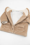 BAMBOOM Giacca Curderoy con collo teddy - MOCHA SAND 347