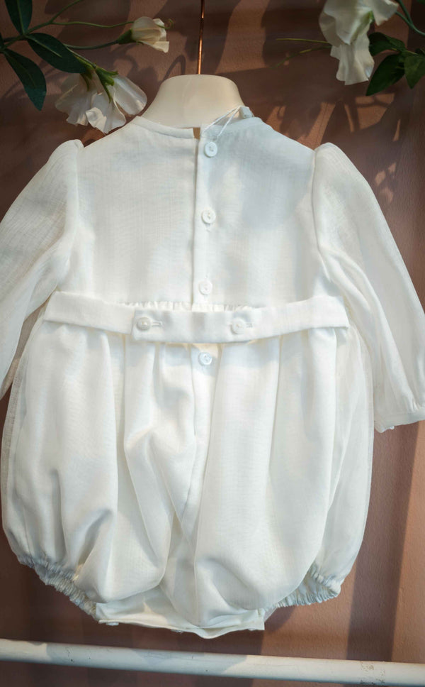 AMAYA PAGLIACCETTO BATTESIMALE PUNTO SMOCK CRUDO 190026