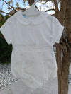 GRANLEI COMPLETO 2PZ CAMICIA E COULOTTE PANNA